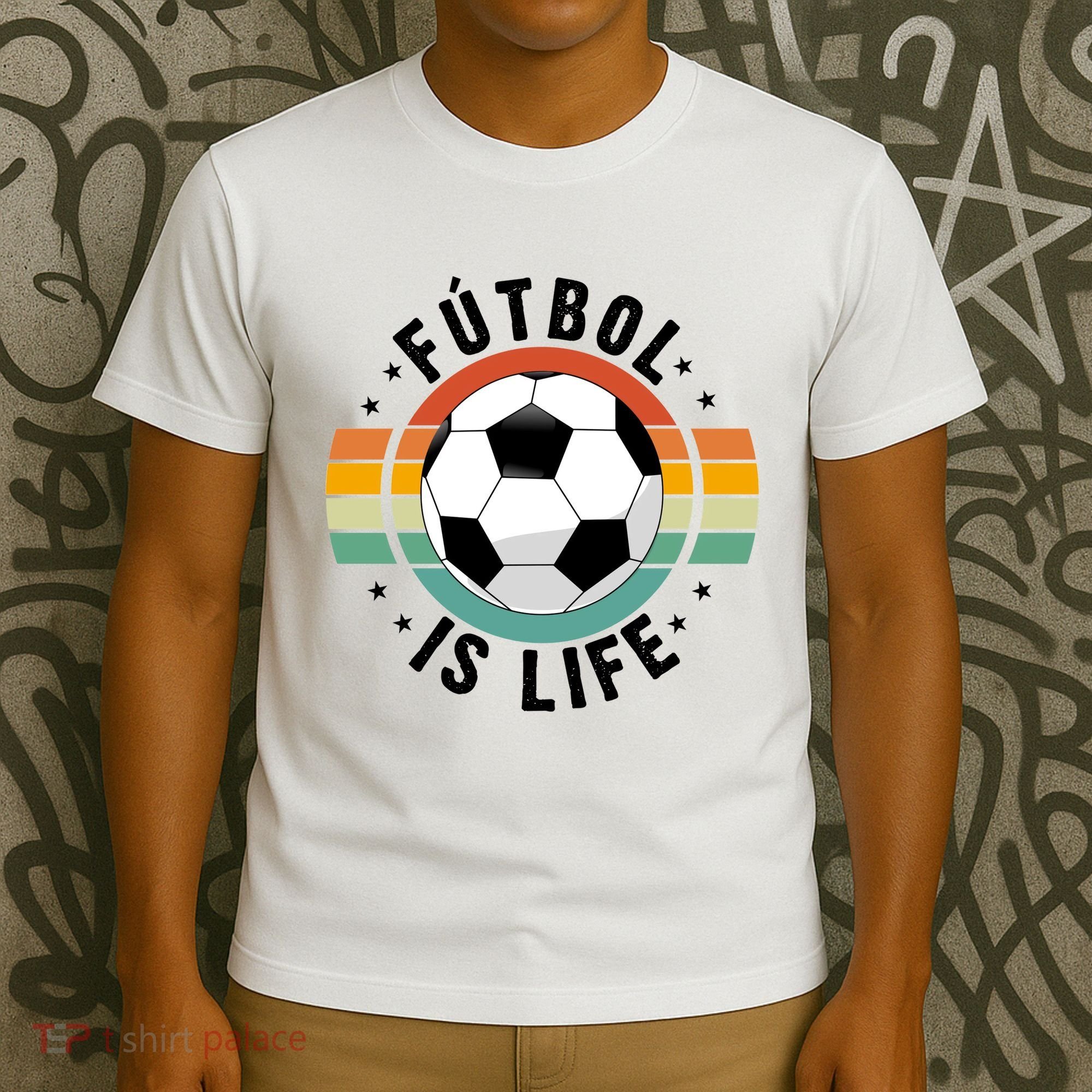 FúTbol Is Life Soccer Retro Football Lover T-Shirt