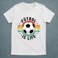 FúTbol Is Life Soccer Retro Football Lover T-Shirt thumb 5