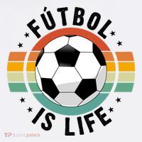 FúTbol Is Life Soccer Retro Football Lover T-Shirt thumb 7
