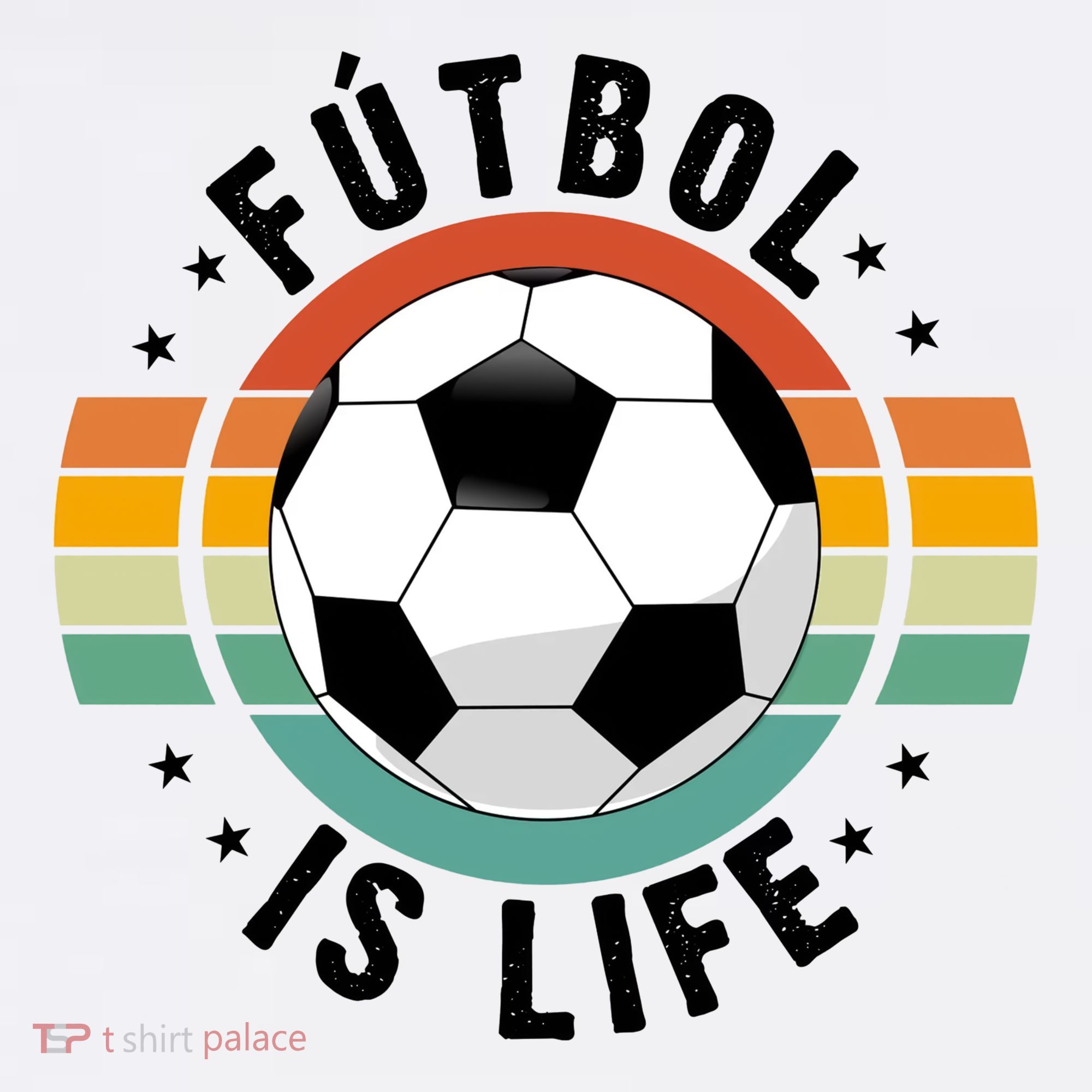 FúTbol Is Life Soccer Retro Football Lover T-Shirt