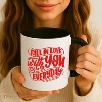Fall In Love With You Everyday Cute Gift Coffee Mug thumb 3