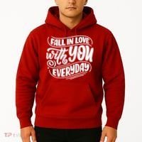 Fall In Love With You Everyday Cute Gift Hoodie thumb 2