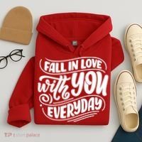 Fall In Love With You Everyday Cute Gift Hoodie thumb 4