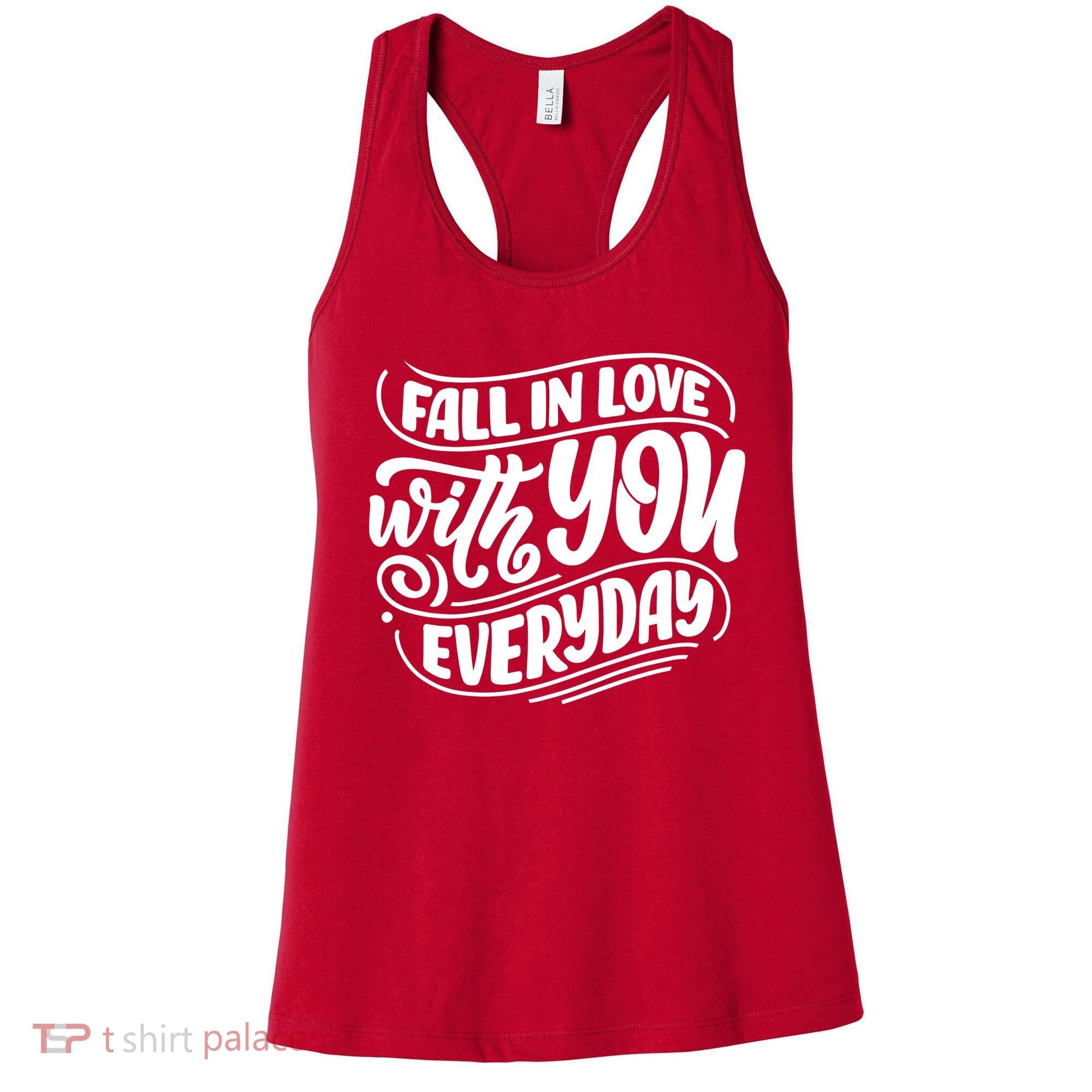 Fall In Love With You Everyday Cute Gift Women's Tank Top