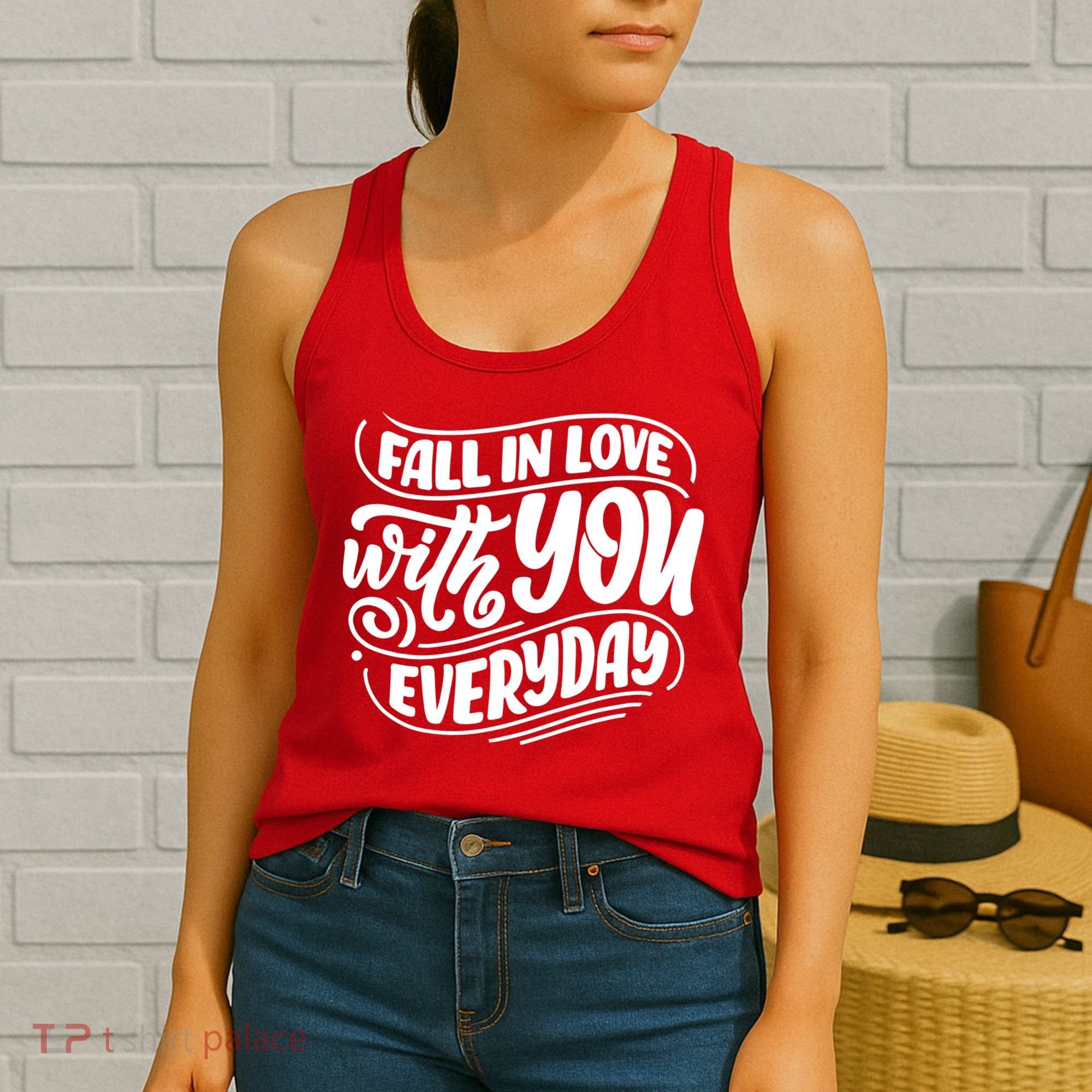 Fall In Love With You Everyday Cute Gift Women's Tank Top