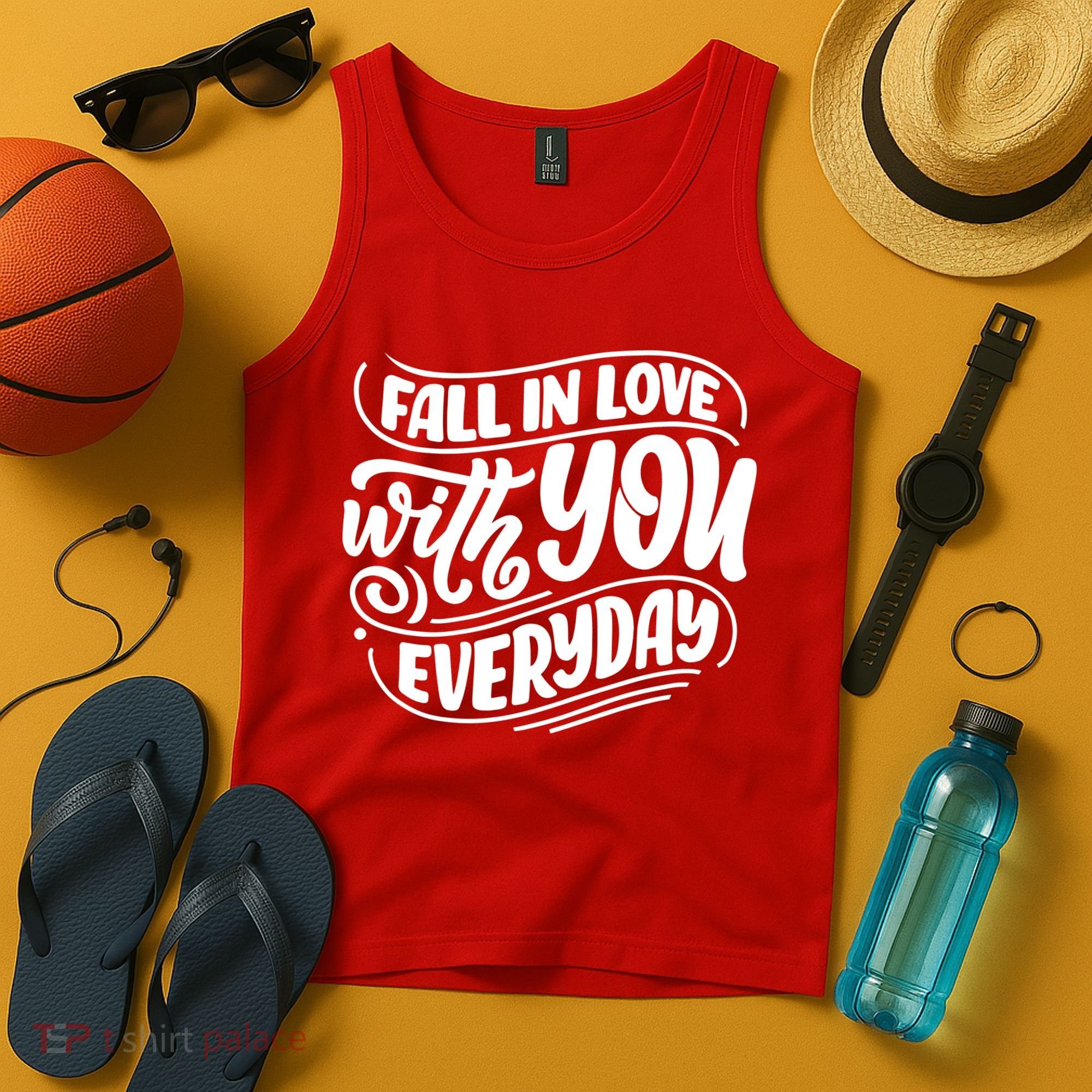Fall In Love With You Everyday Cute Gift Tank Top