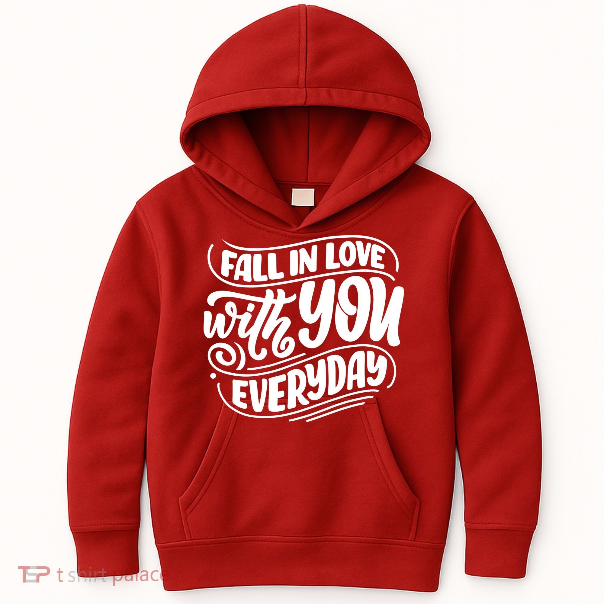 Fall In Love With You Everyday Cute Gift Kids Hoodie