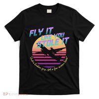Fly It Like You Stole It Sky King Vaporwave Aesthetic T-Shirt thumb 0