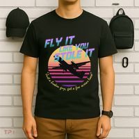 Fly It Like You Stole It Sky King Vaporwave Aesthetic T-Shirt thumb 6