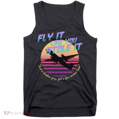 Fly It Like You Stole It Sky King Vaporwave Aesthetic Tank Top