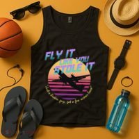 Fly It Like You Stole It Sky King Vaporwave Aesthetic Tank Top thumb 4