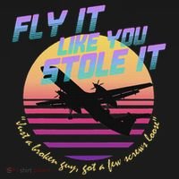 Fly It Like You Stole It Sky King Vaporwave Aesthetic Tank Top thumb 6