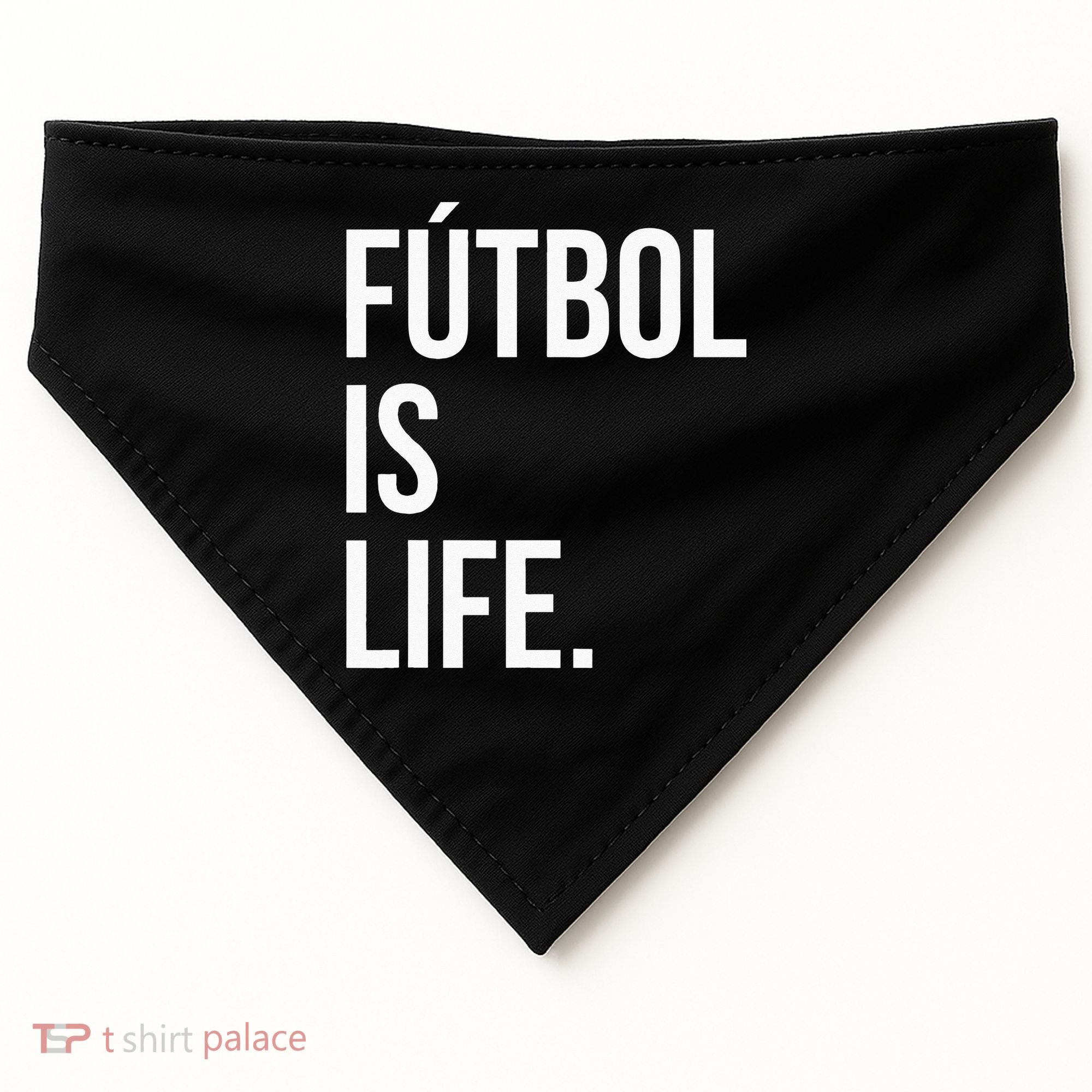 Futbol Is Life USA-Made Doggie Bandana