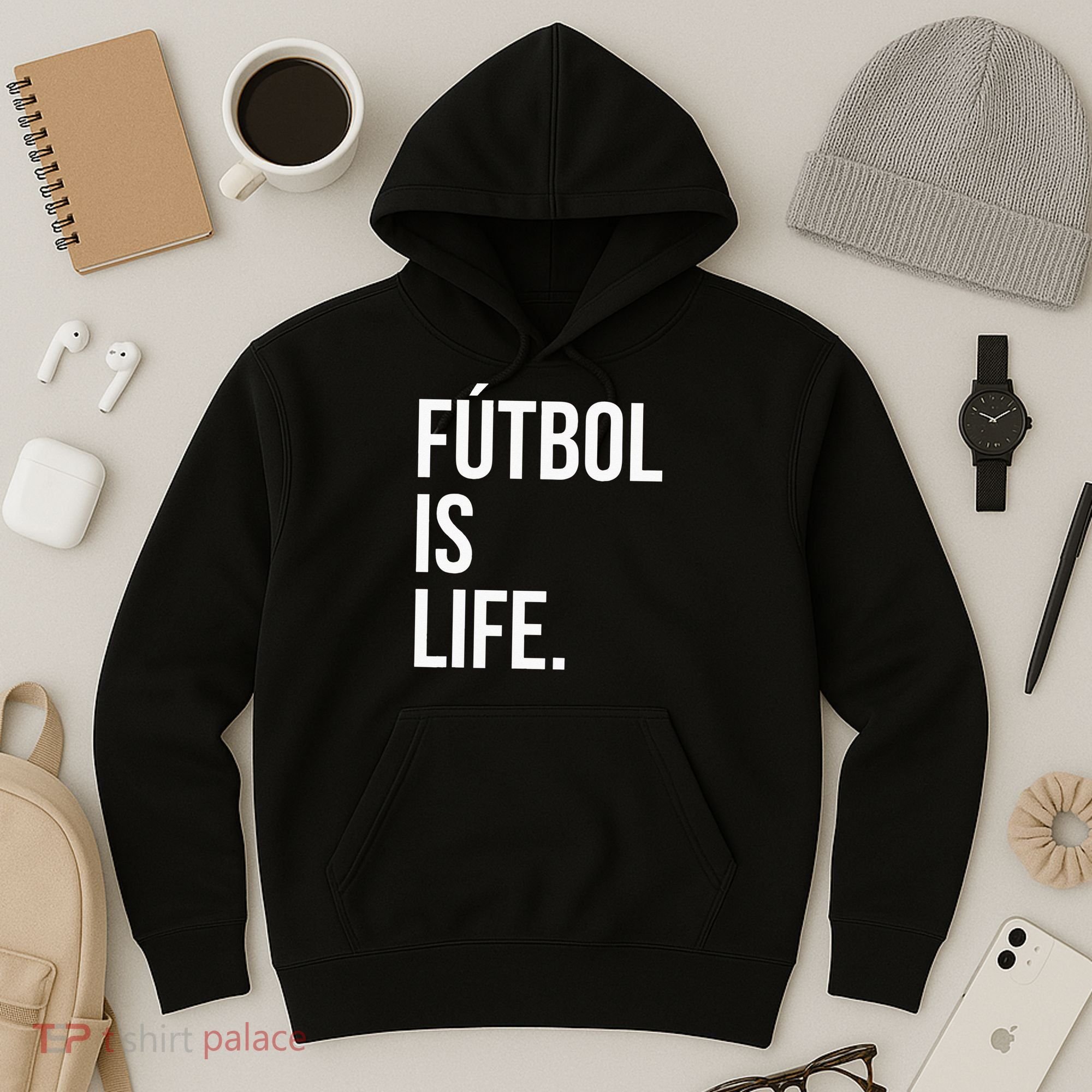 Futbol Is Life Hoodie
