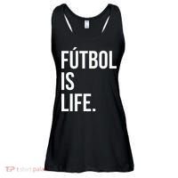 Futbol Is Life Ladies Essential Flowy Tank thumb 0