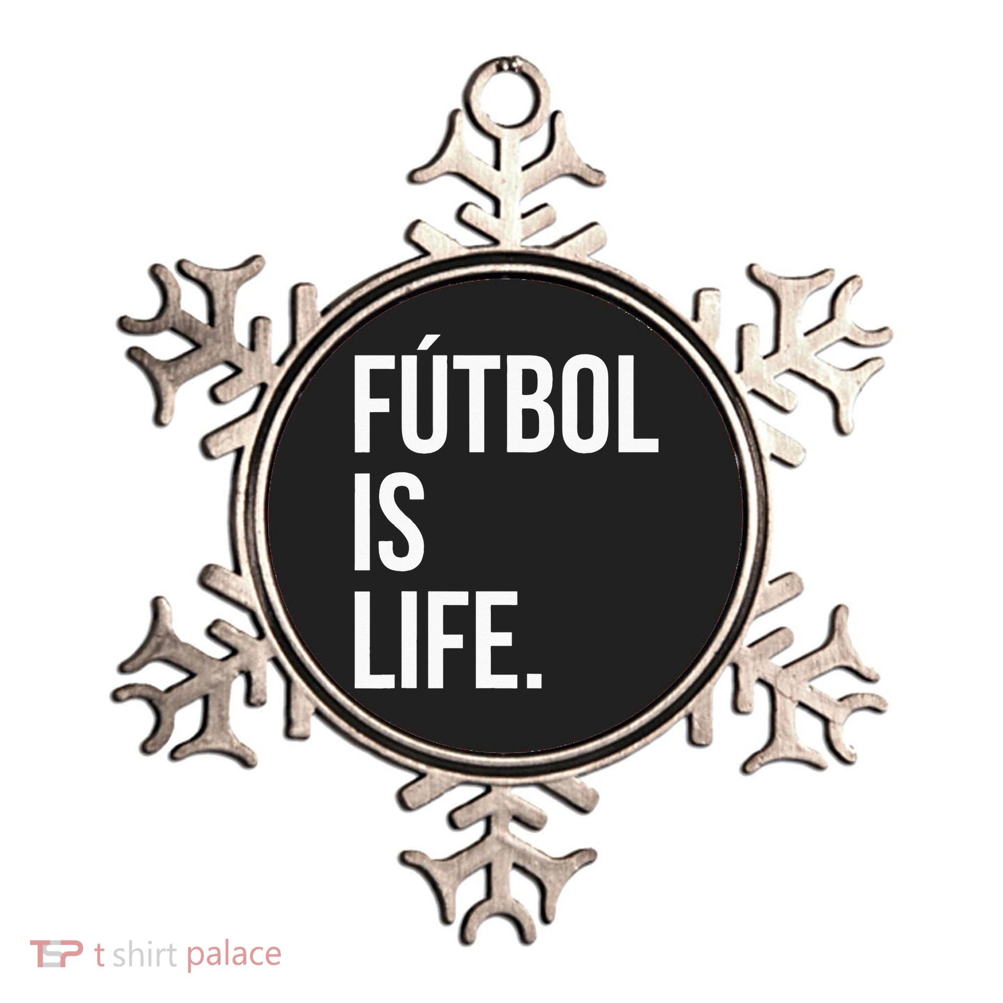Futbol Is Life Ornament