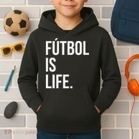 Futbol Is Life Kids Hoodie thumb 2