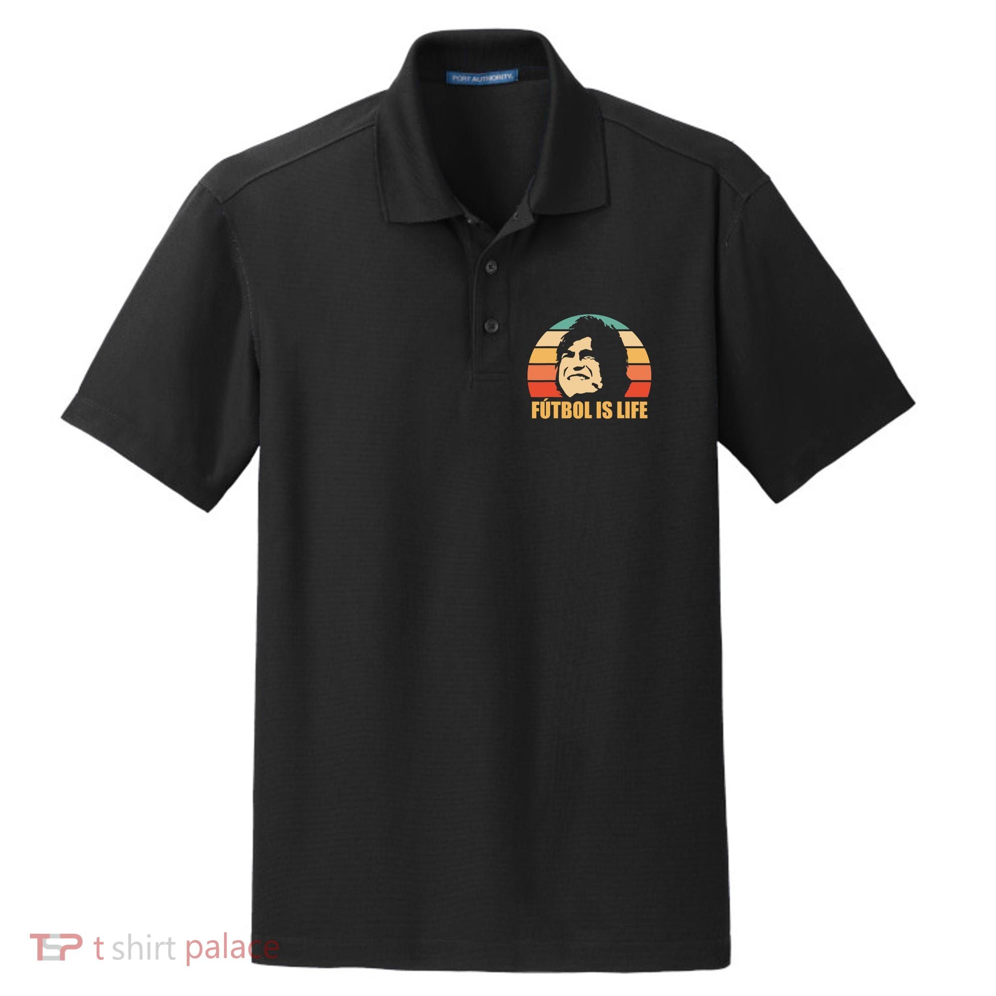Futbol Is Life Dry Zone Grid Polo