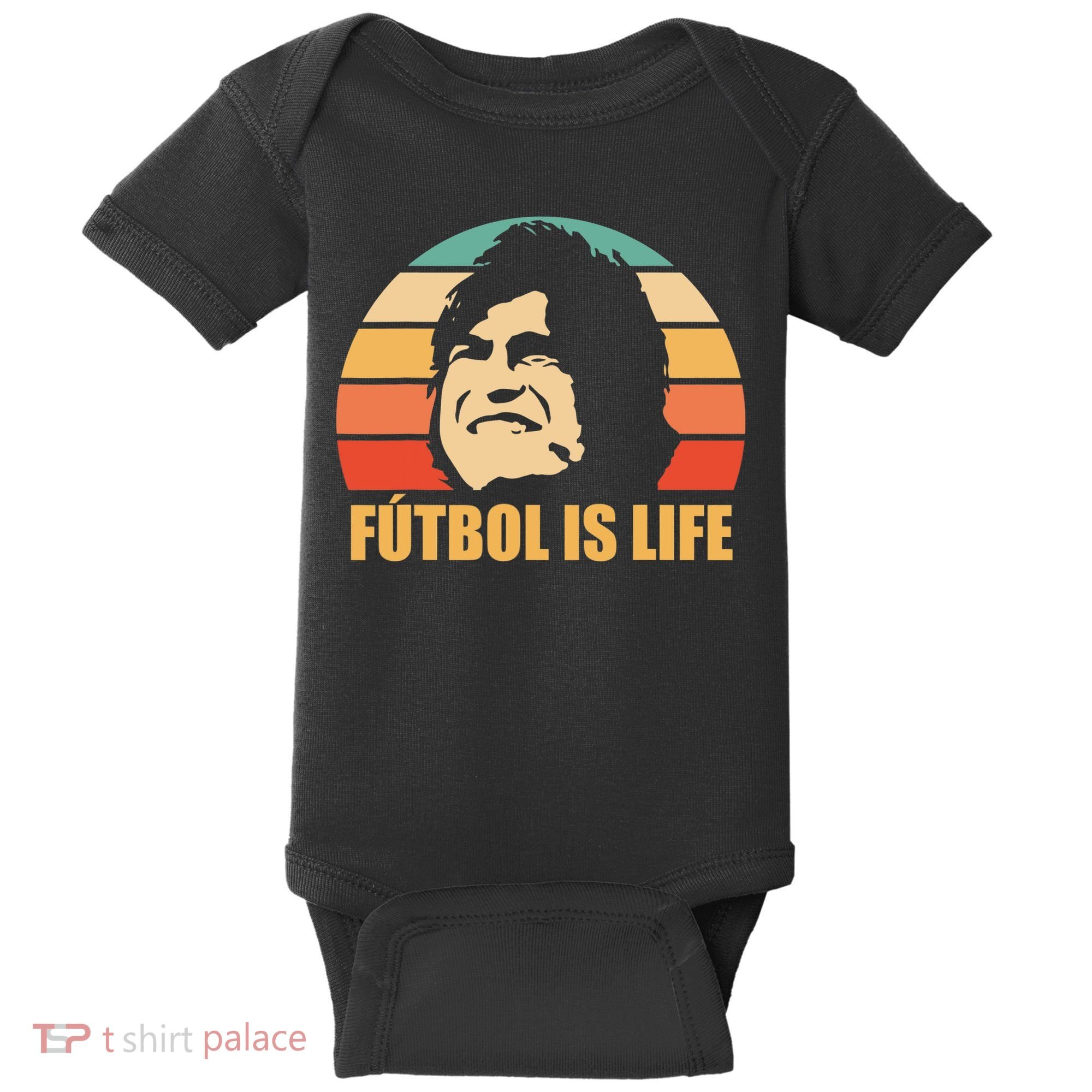 Futbol Is Life Baby Bodysuit