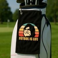 Futbol Is Life Golf Towel thumb 2