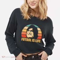 Futbol Is Life Cropped Pullover Crew thumb 2