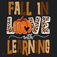 Fall In Love With Learning Teacher Gift Women's Sweatshirt thumb 2