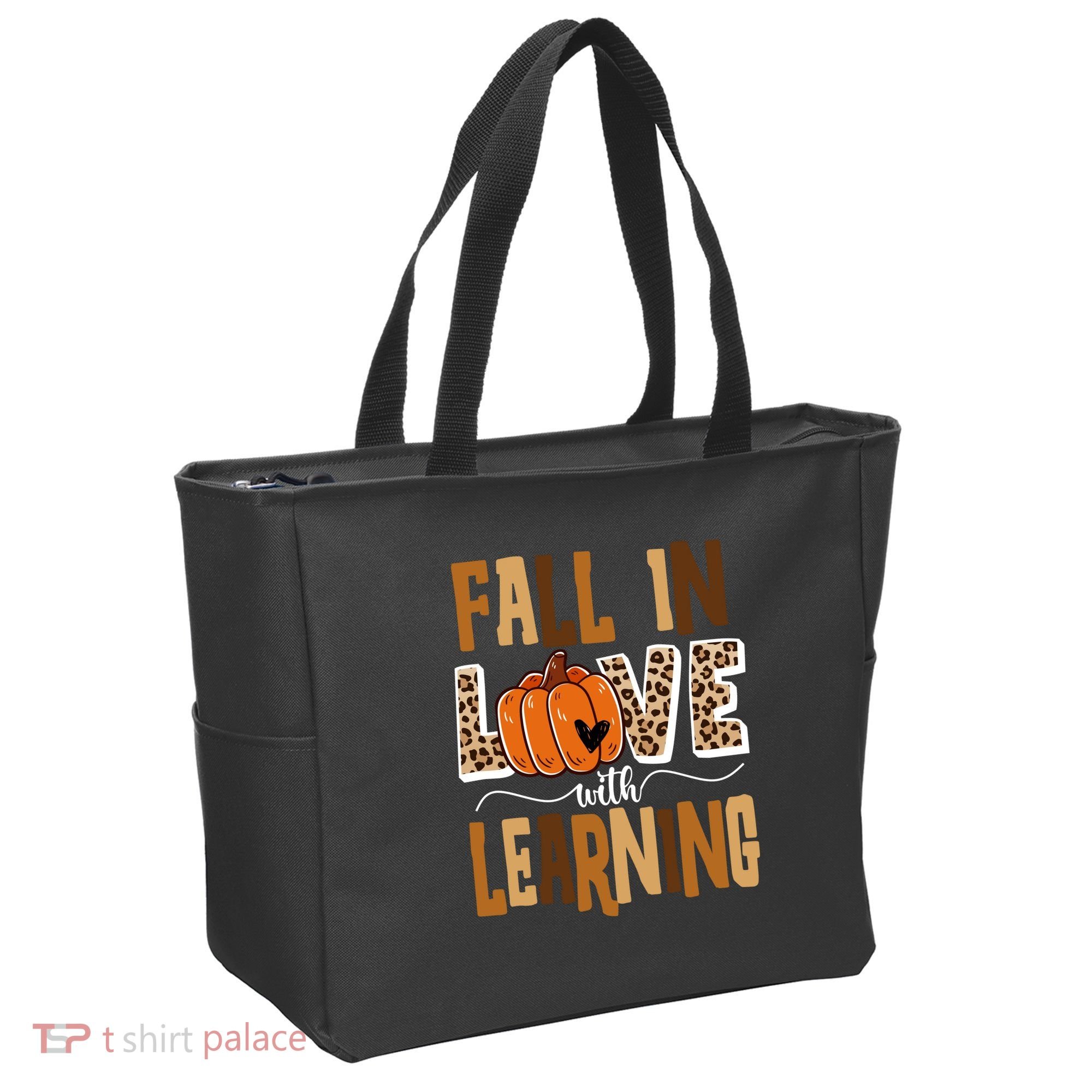 Fall In Love With Learning Teacher Gift Tote Bag
