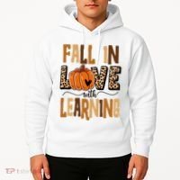 Fall In Love With Learning Teacher Gift Hoodie thumb 2