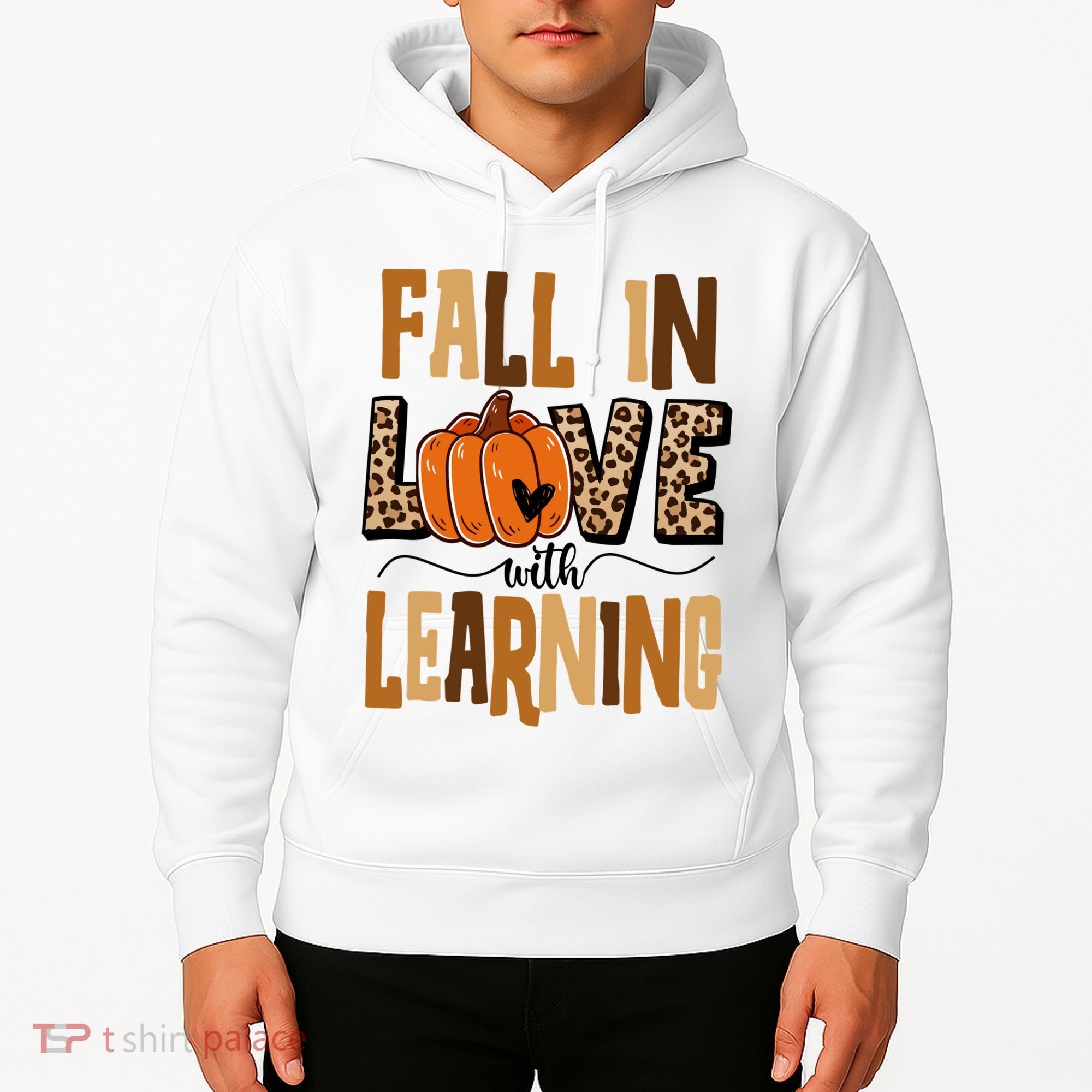 Fall In Love With Learning Teacher Gift Hoodie