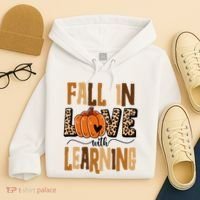 Fall In Love With Learning Teacher Gift Hoodie thumb 4