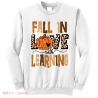 Fall In Love With Learning Teacher Gift Sweatshirt thumb 0