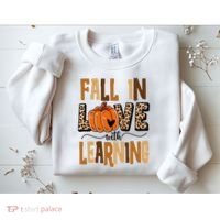 Fall In Love With Learning Teacher Gift Sweatshirt thumb 2