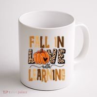 Fall In Love With Learning Teacher Gift Coffee Mug thumb 1