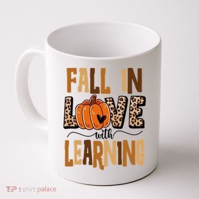 Fall In Love With Learning Teacher Gift Coffee Mug