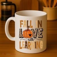 Fall In Love With Learning Teacher Gift Coffee Mug thumb 4