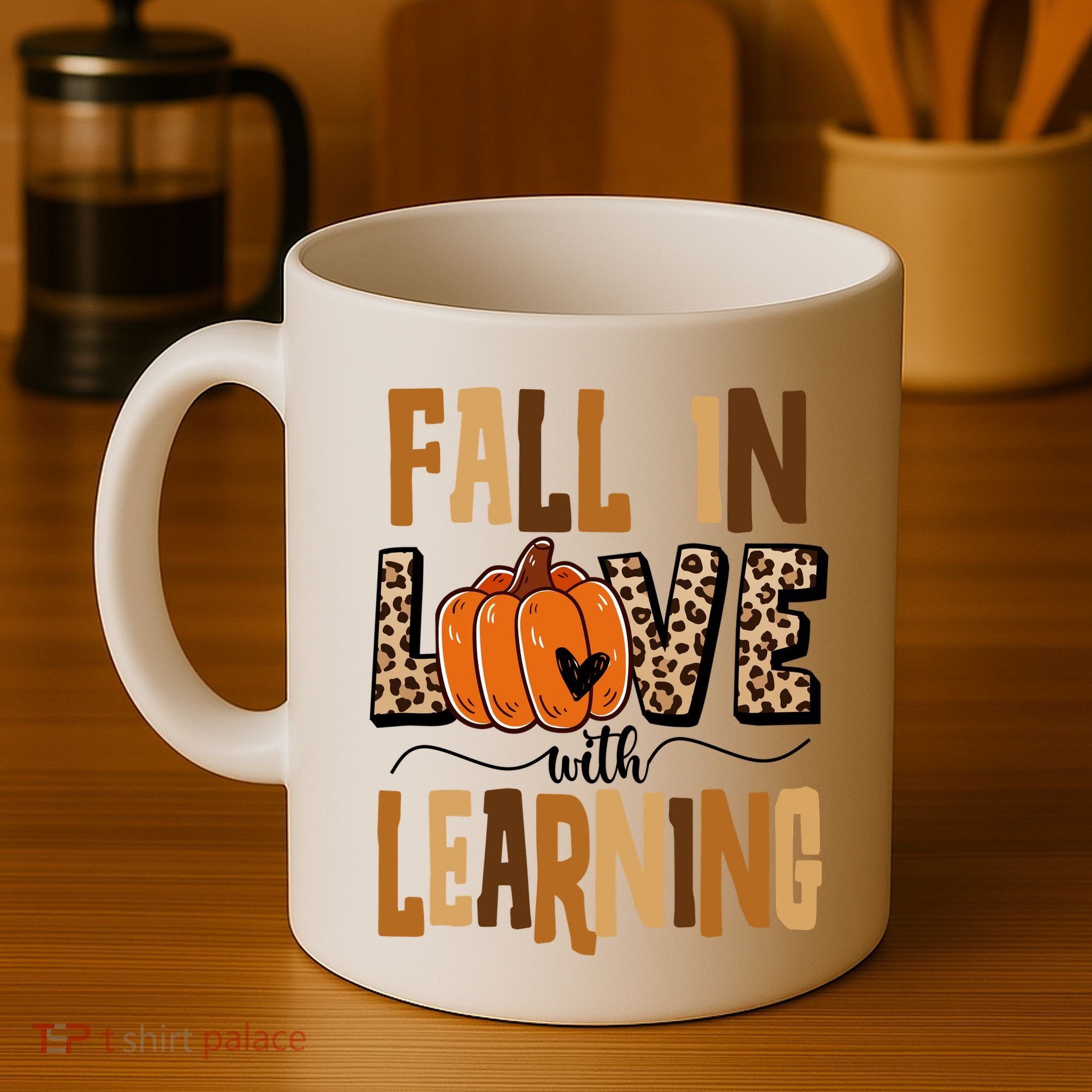 Fall In Love With Learning Teacher Gift Coffee Mug