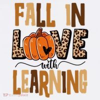 Fall In Love With Learning Teacher Gift Beanie thumb 2