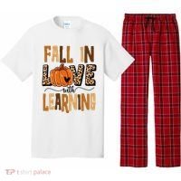 Fall In Love With Learning Teacher Gift Pajama Set thumb 0