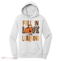 Fall In Love With Learning Teacher Gift Women's Hoodie thumb 0