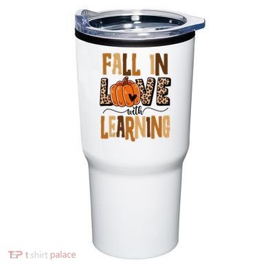 Fall In Love With Learning Teacher Gift Tumbler