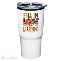 Fall In Love With Learning Teacher Gift Tumbler thumb 0