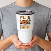 Fall In Love With Learning Teacher Gift Tumbler thumb 2
