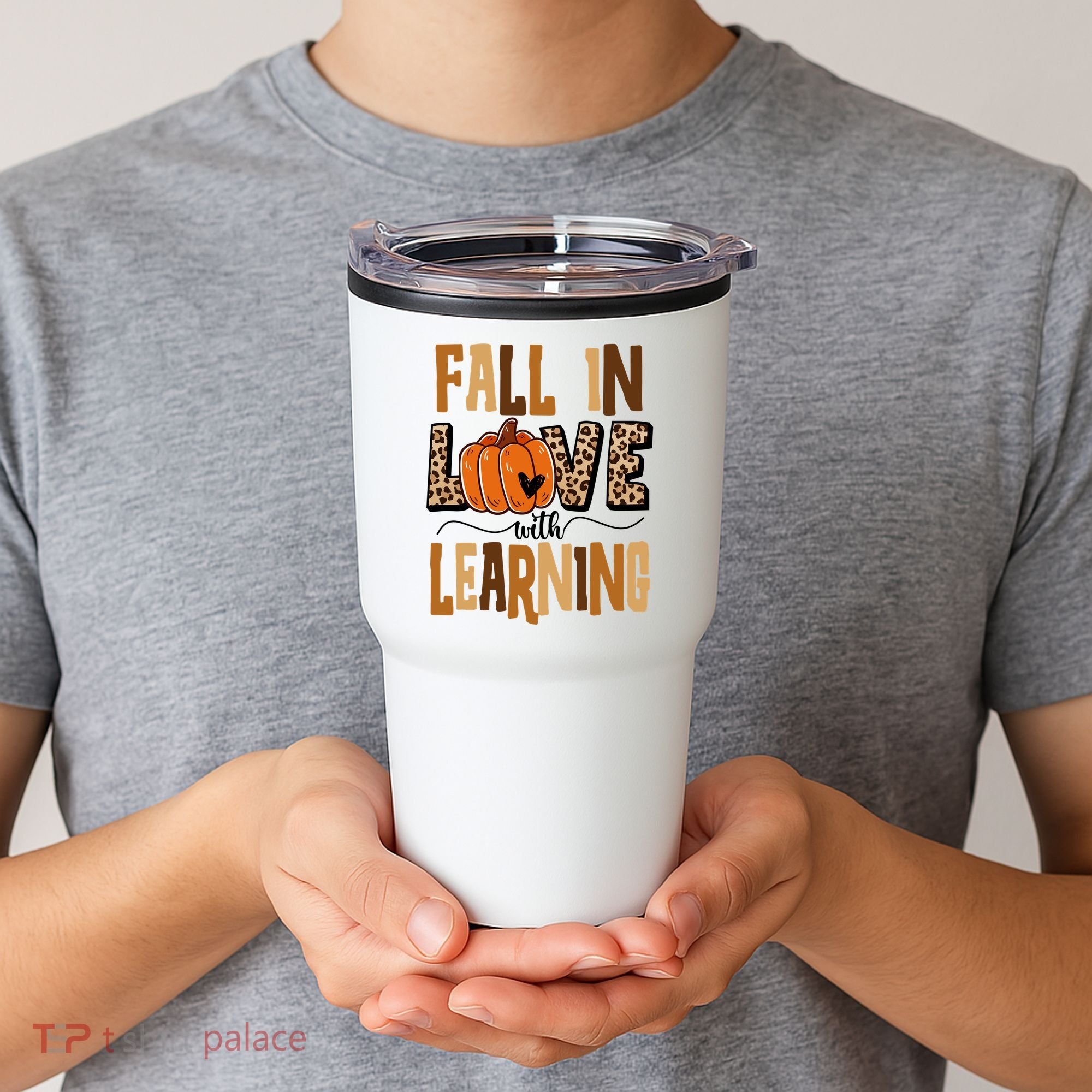 Fall In Love With Learning Teacher Gift Tumbler