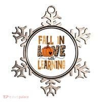 Fall In Love With Learning Teacher Gift Ornament thumb 0
