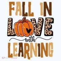 Fall In Love With Learning Teacher Gift Women's T-Shirt thumb 6