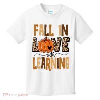 Fall In Love With Learning Teacher Gift Kids T-Shirt thumb 0