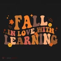 Fall In Love With Learning Fall Teacher Thanksgiving Groovy Tank Top thumb 6