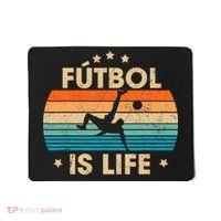 Futbol Is Life Retro Soccer Gift For Player Mousepad thumb 0