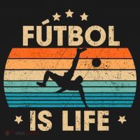 Futbol Is Life Retro Soccer Gift For Player Mousepad thumb 1