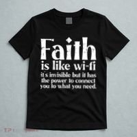 Faith Is Like Wifi God Jesus Religious Christian Men Women T-Shirt thumb 5
